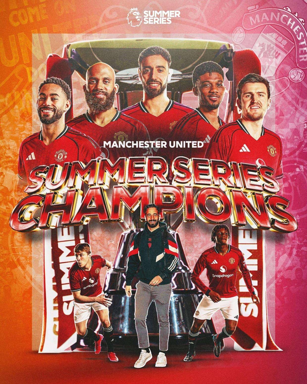 曼联：我们是冠军！不败夺冠！强援来投，阿莫林完整赛季值得期待